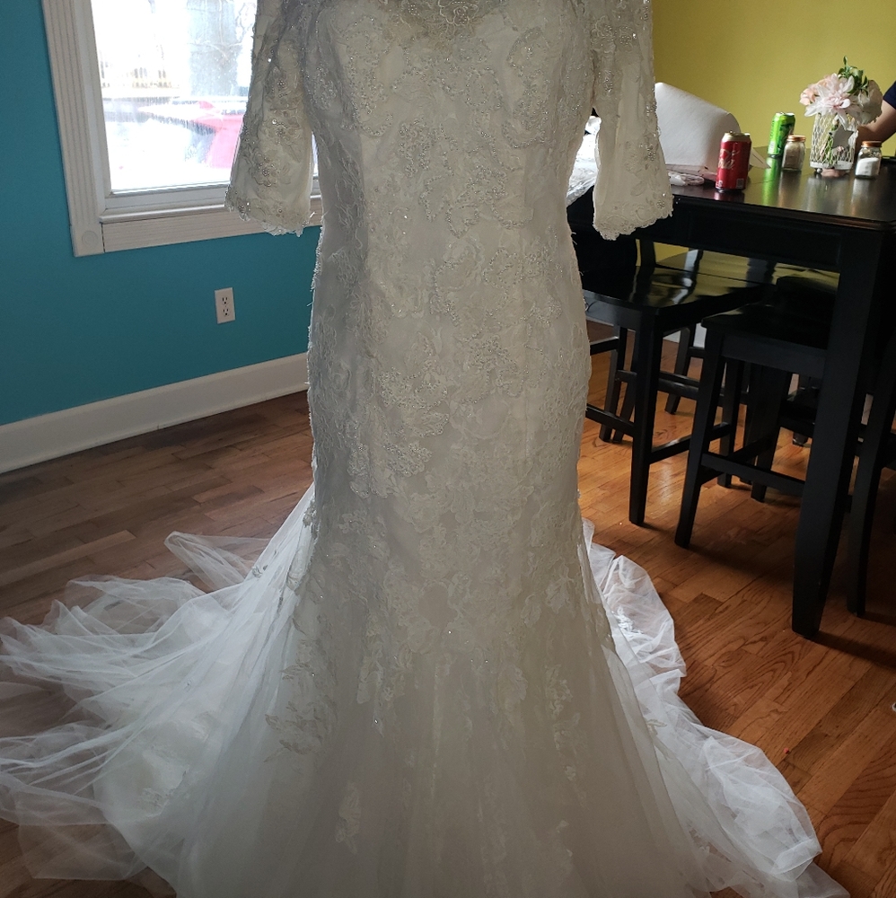 Modest wedding dress